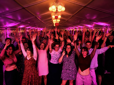 Gartz/Oder party crowd