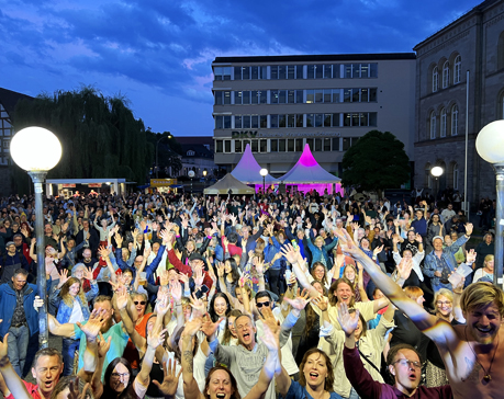 Nacht der Kultur 2024 (Göttingen) party crowd Nacht der Kultur 2024 (Göttingen) party crowd
