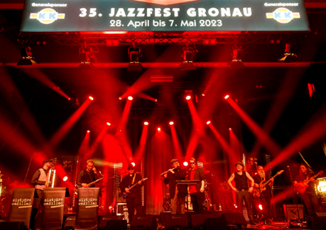 Gronau Jazzfest on stage 35. Jazzfest in Gronau on stage