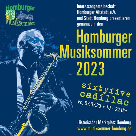 GOOGLE MAPS: Sixtyfive Cadillac live @ Musiksommer Homburg 2023 Musiksommer Homburg 2023