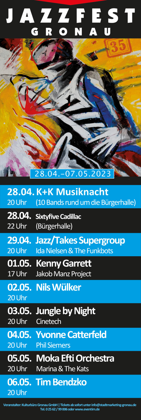 Sixtyfive Cadillac live @ Jazzfest Gronau 2023 Speicher Schwerin 2023