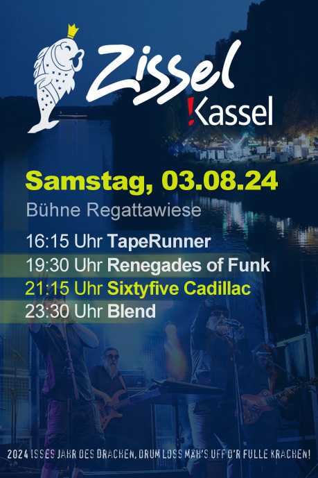 GOOGLE MAPS: Sixtyfive Cadillac live @ Zissel Kassel 2024 Zissel Kassel 2024