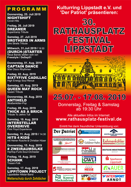 Lippstadt: Rathausplatz Festival Lippstadt