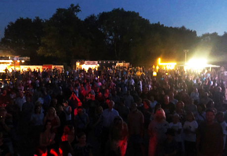 Moers party crowd Moers party crowd