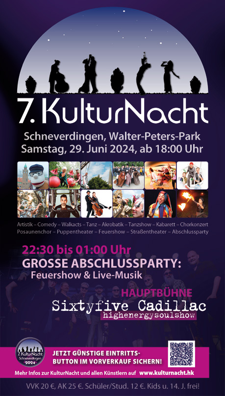 GOOGLE MAPS: Sixtyfive Cadillac live @ 7. Schneverdinger KulturNacht 2024 7. Schneverdinger KulturNacht 2024