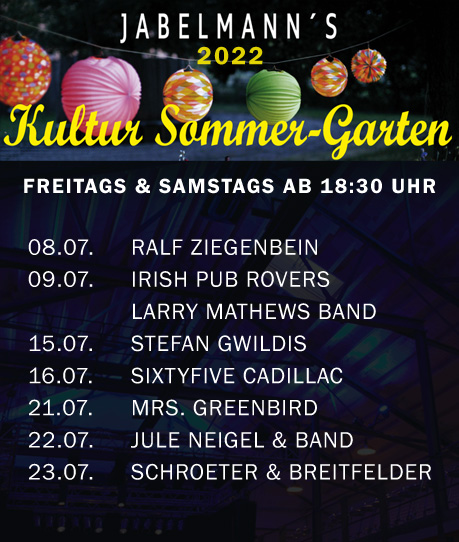 Sixtyfive Cadillac live @ Jabelmanns Kultur-Sommergarten Uelzen Jabelmanns Kultur-Sommergarten Uelzen